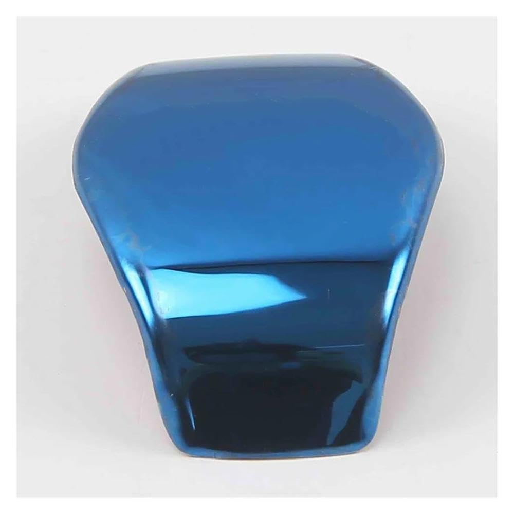 HYASDBWE ABS Modification Accessories for Civic 10th Gen 2016-2021 Carbon Fiber Gear Shifter Knob Cover Trim Gear Shifter Parts(Blue)