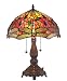 Amora Lighting AM1035TL14 Tiffany Style Dragonfly Table Lamp 2 lights, 14"W