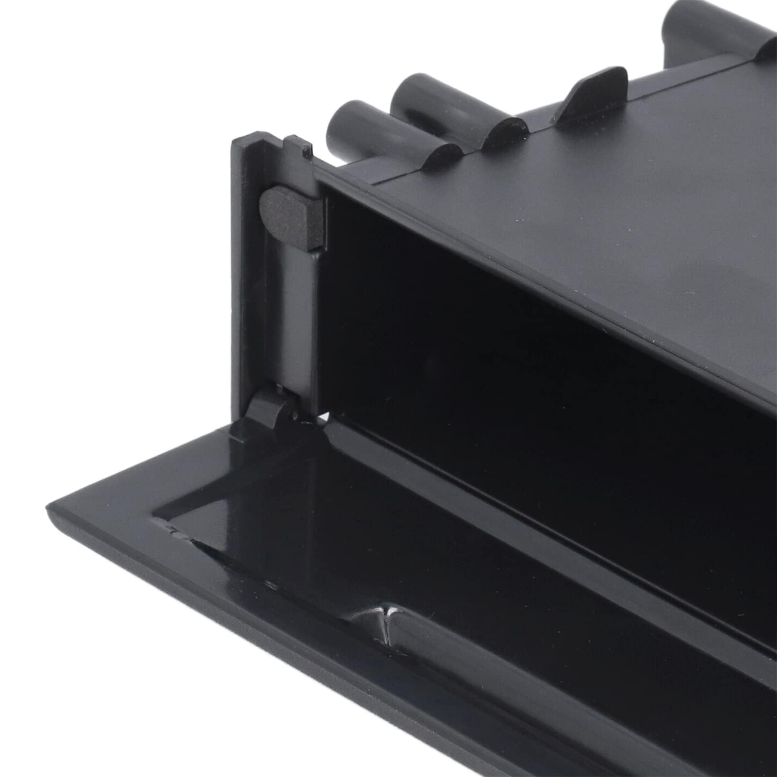 Boîte de Rangement pour Autoradio, 1DIN Premium ABS Multi-applications Noir Organiseur Intérieur Boîte de Rangement Stéréo pour Voiture Remplacement Universel pour Automobile