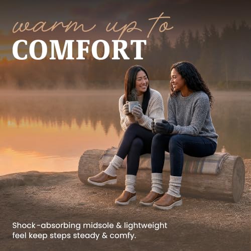 Image of Skechers Women's Easy Going - Latte 2 | Modern Comfort Casual, Relaxed Fit, Air-Cooled Memory Foam, Slip On, Vegan, Water Repellent