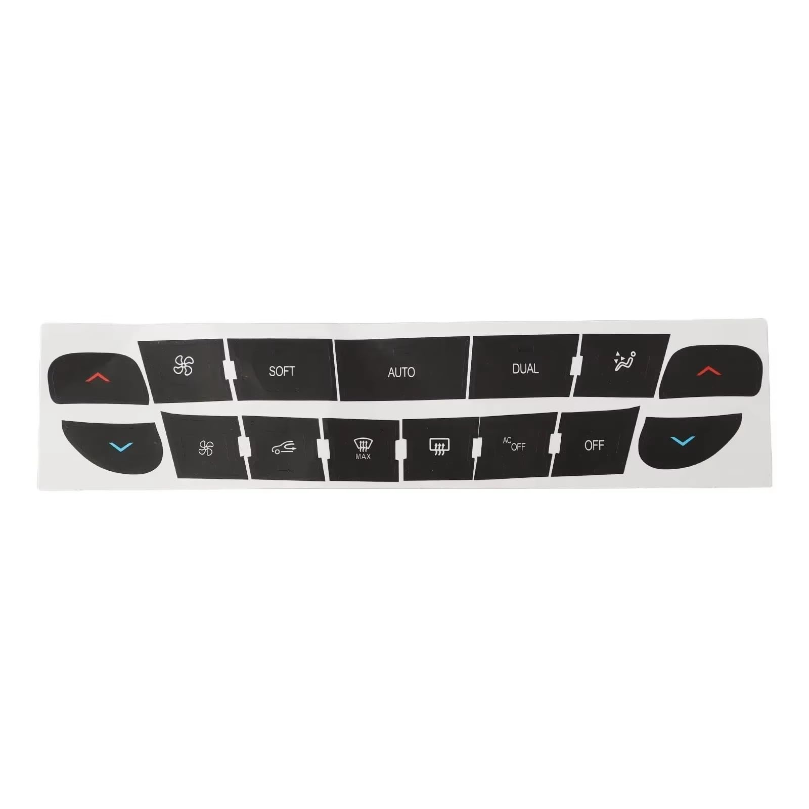 Modification Interior Compatible with Megane for Master for Scenic III Button Repair Decal Stickers Air Conditioning Button Repair Sticker Accessories