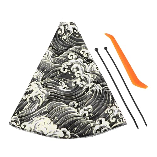 RATCHROLL 1Set Gear Shift Stick Gaiter Decoration 11.02x1.77x11.22 Gear Stick Knob Cover Boot Shift Cover with Tool Black Polyester