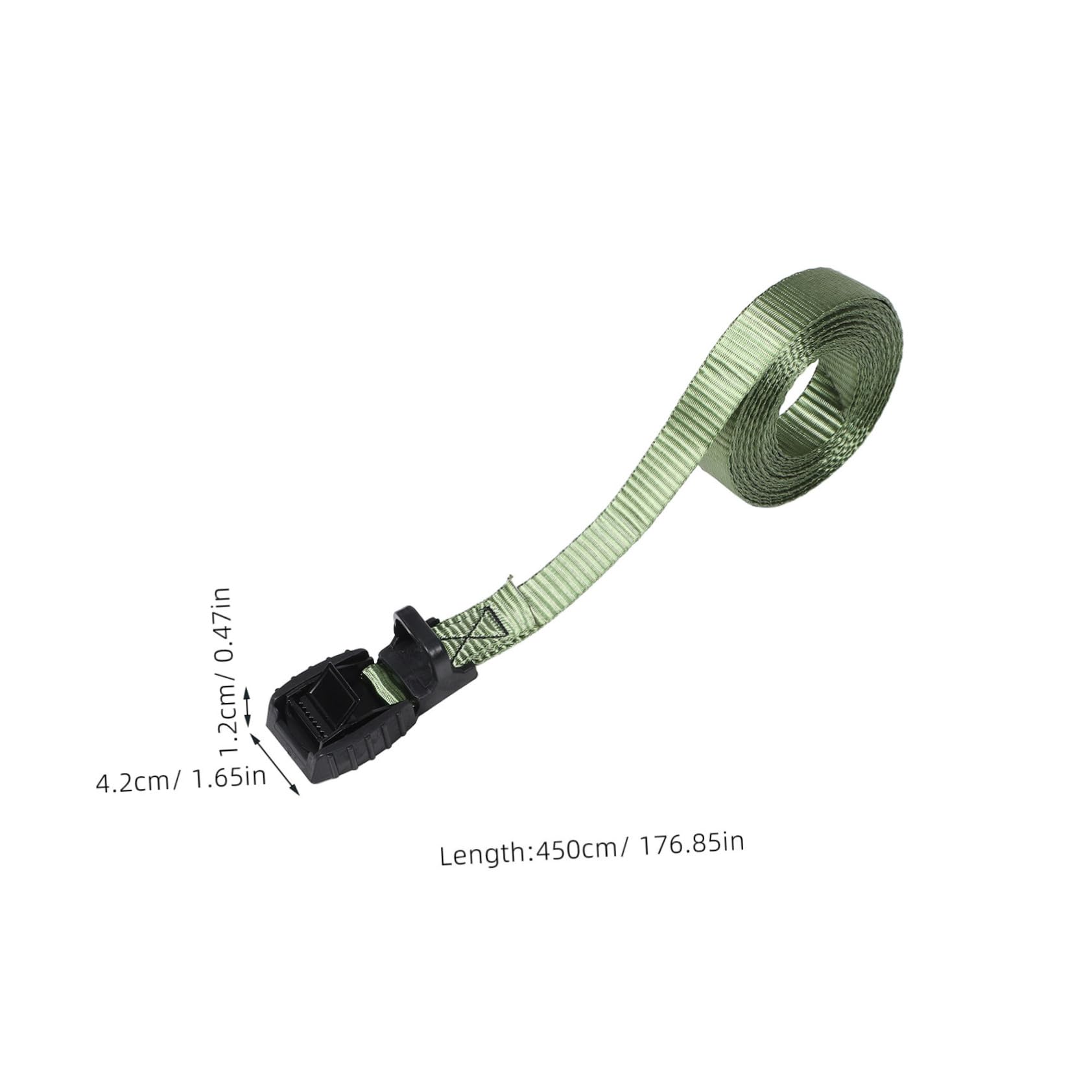 Abaodam Kayak Roof Rack Straps Aluminum Zinc Polyester Quick Fixing Belt for Surfboards Car Luggage