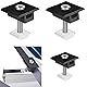 Mittelklemme 30mm, 4 Stück Verstellbare Solarpanel Verbinder, Aluminium Solarmodul Halterung für Photovoltaik-Montage, Robuste PV Modulklemmen für Sichere Befestigung von Solarpanels