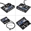USB2.0 Front Panel Hub, USB Floppy Front Panel 3.5 Inch Floppy Bay 9 Pin to 4 Interface USB 2.0 HUB, Computer Accessories