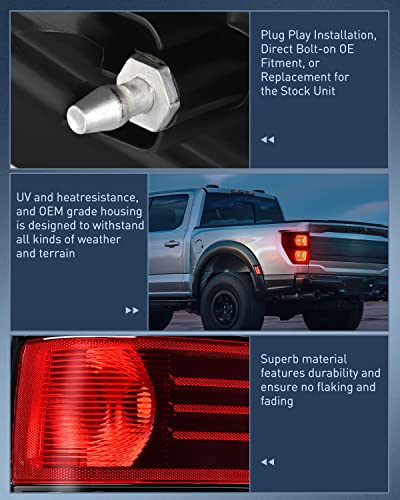 Image of Nilight Taillight Assembly for 2009-2014 Ford F150 Driver Side