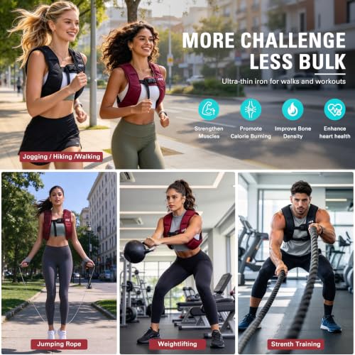 BeatBoost Ultra-Thin Weighted Vest 12/20 lb 19.99 w/ Code + 50% Off Code 8M1WXO5T - image 4