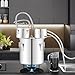 Giantex 5 Gal Alcohol Still, 3 Pots Stainless Steel Water, Alcohol, Oil Distiller Kit with Built-in Thermometer, Copper Tubes, Multifunctional Wine Making Boiler Kit for Whiskey, Brandy