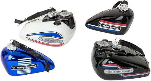 Harley-Davidson HDX-99217 - Juego de adornos de motocicleta para motociclista de Navidad 2021