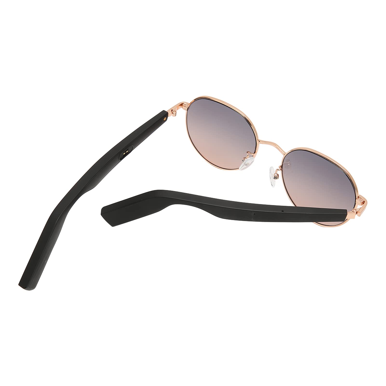 Audio Gafas de Sol Inteligentes Bluetooth Protección UV Altavoces Abiertos para Actividades Al Aire Libre TR90 Negro