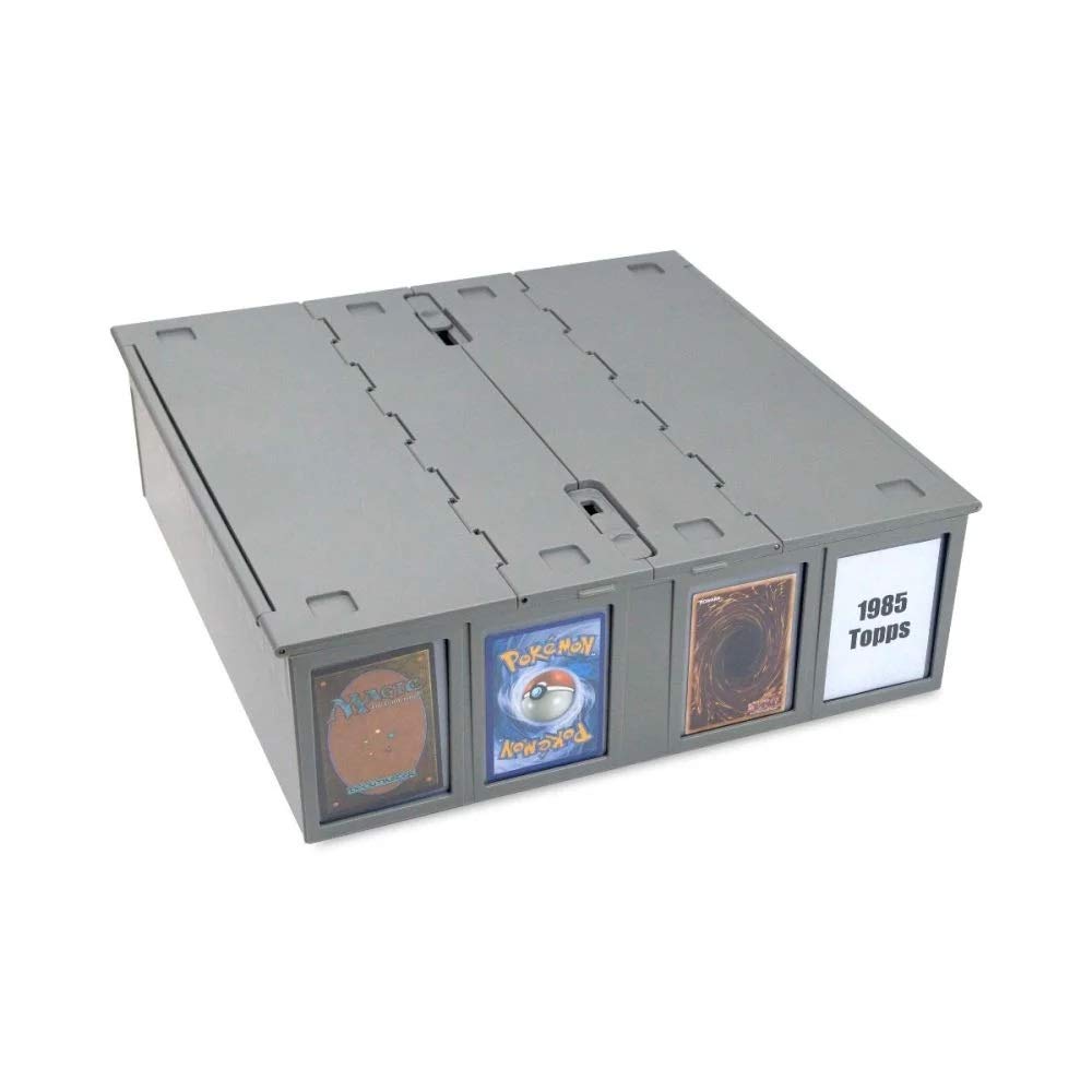 BCW 3200 Collectible Card Bin - Gray + Free Shipping