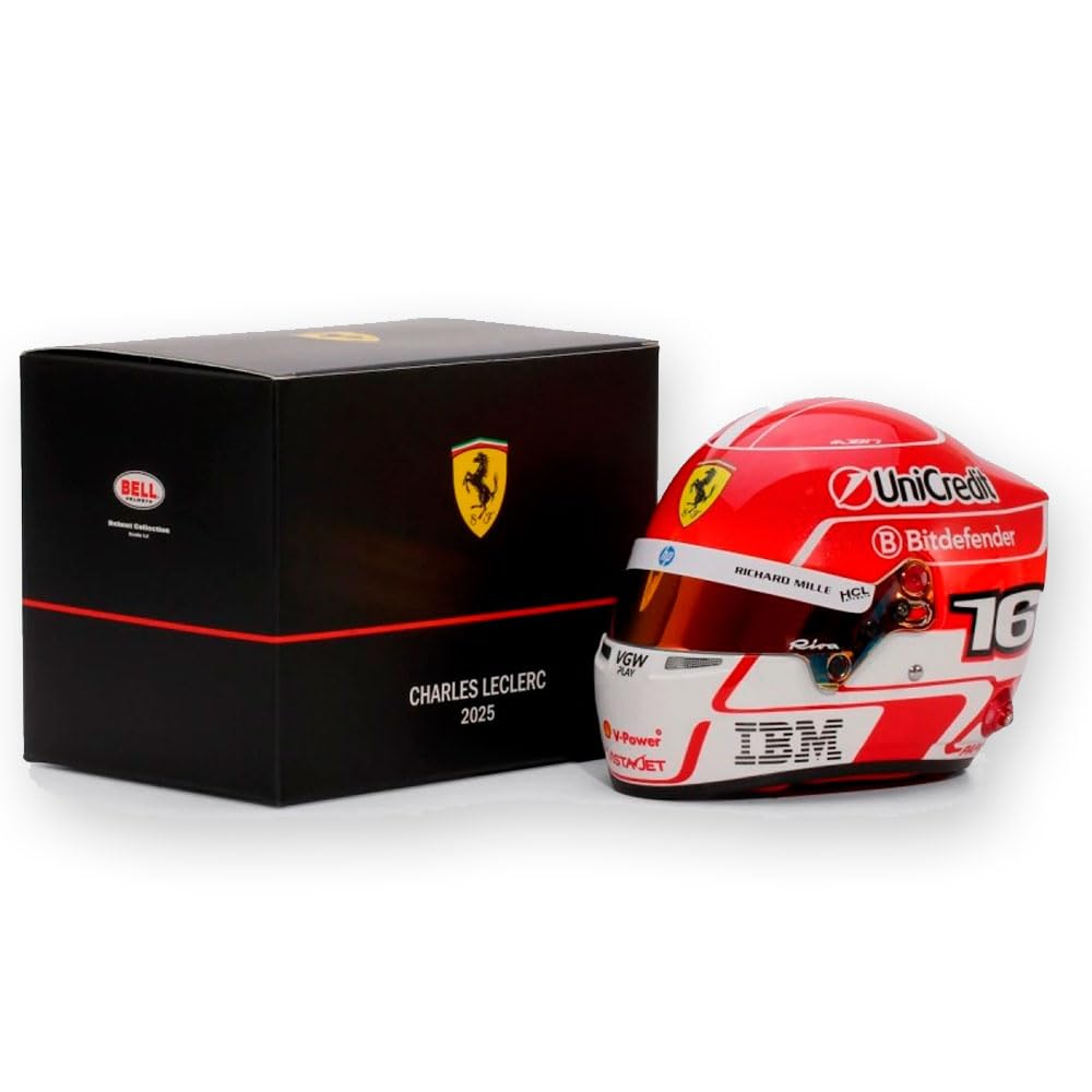 Casco 1:2 Charles Lecclerc 2025