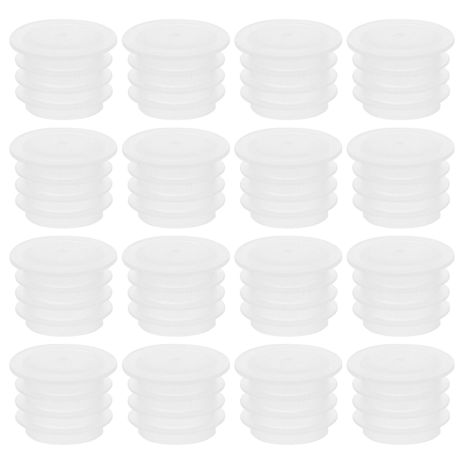 Tapones redondos de PE reutilizables para evitar fugas en botellas y frascos
