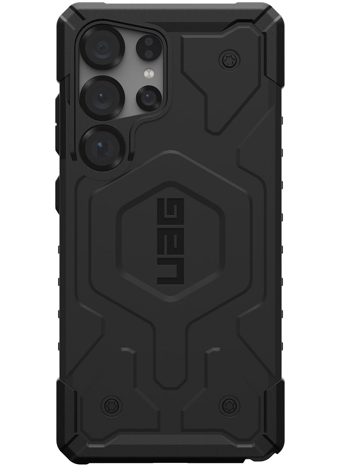 Urban Armor Gear Pathfinder Case Samsung Galaxy S25 Ultra Housse (Designed for Samsung, Compatible avec Le Chargement sans Fil, Coque pour téléphone Portable aux Normes Militaires) Noir