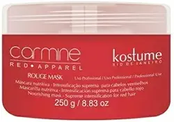 Máscara Matizadora Vermelho Rouge Carmine Red Kostume 250g
