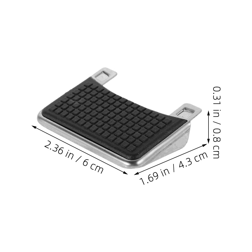 Unomor Waste Bin Step Pedal Replacement 2.36 Inch Plastic Foot Pedals for Trash can Hands-Free Kitchen Garbage Bin Pedal Easy Install 4-Pack