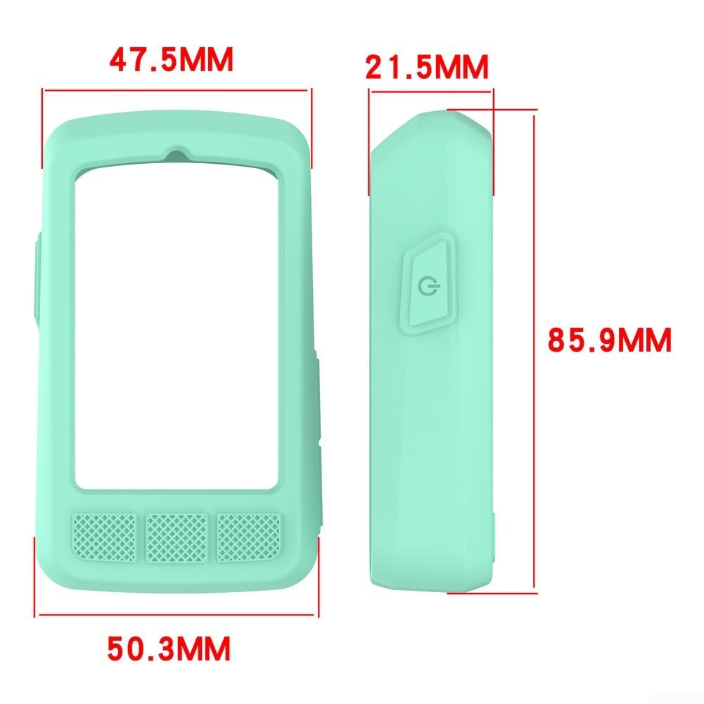Silicone Case Fit for Wahoo ELEMNT Bolt V3 with Secure Installation, Ultra-Thin Soft Cycling GPS Protective Cover Fit for Wahoo Accessories, Anti Drop Protection Bike Computer(Black)
