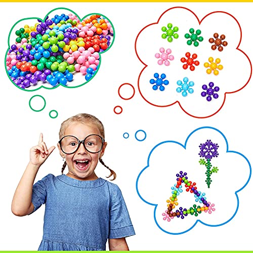 Clip Connect 100 Pieces | Diameter 1.5", Interlocking Solid Plastic Building Blocks Set Early Stem Educational Toy For Preschool Kids Boys And Girls, Promotes Fine Motor Skills & Sensory Development #TOP5