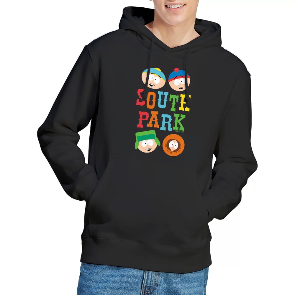 South Park Best Buds Hoodie, Charcoal, Large