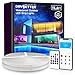 LED Light Strip Kit RGB LED Strip Waterproof SMD 5050 RGB 16.4Ft/5M 300 LEDs with 44Key Remote Controller and Power Supply for Holiday Party Home Garden Decoration Kicthen Bedroom Sitting Room