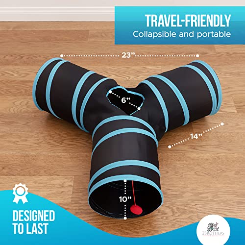 Brinquedo Pop Up Cat Tunnel – Túnel durável e resistente a rasgos para gatos, túnel de coelho e tubo