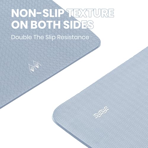 Good Nite Yoga Mat Thick 10 mm Exercise Mat TPE Yoga Mats For Women & Men Non-Slip Pilates Fitness Workout Gym Mats For Home Gyms Outdoor - Image 5