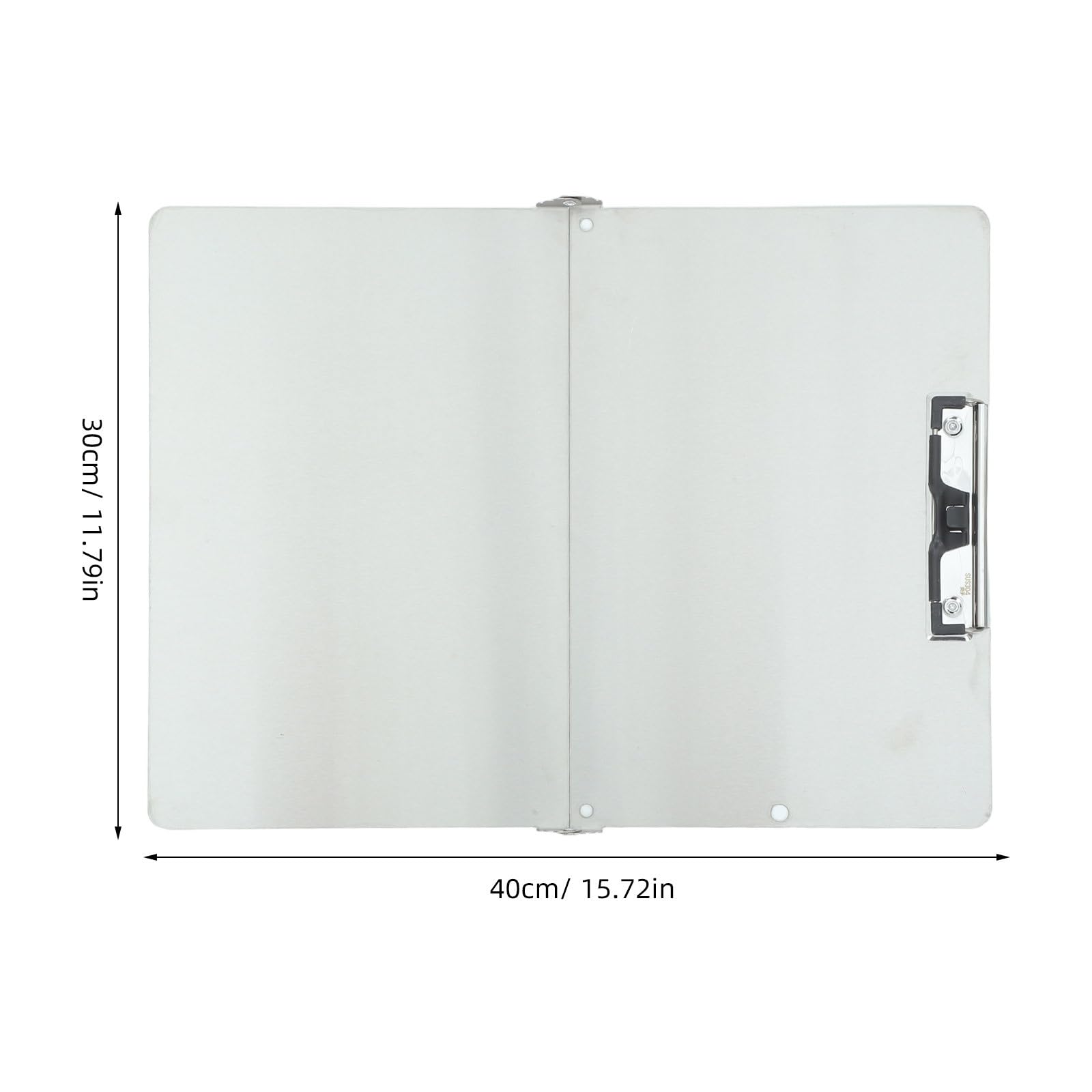 Portamemo in metallo pieghevole, porta appunti 8K per menu di ristoranti, organizer per documenti legali, cartella portatile per infermieri, lavoro o aule scolastiche.