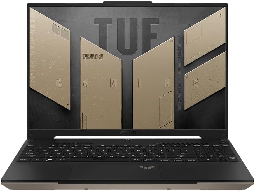 ASUS TUF Gaming A16 Advantage Edition FA617XS-N4036W Laptop 16 inch WQXGA AMD Ryzen 9 7940HS 16GB RAM 1TB SSD AMD Radeon RX 7600S Windows 11 Home Black, Sand