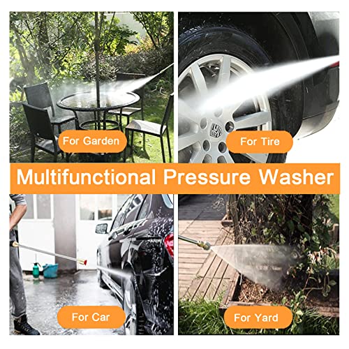 Pressure Washer, Electric Power Washer 2.9Gpm, High Pressure Washer Cleaner Machine With 5 Nozzles, Soap Tank Ipx5 For Homes Cars Driveways Patios Garden #TOP4