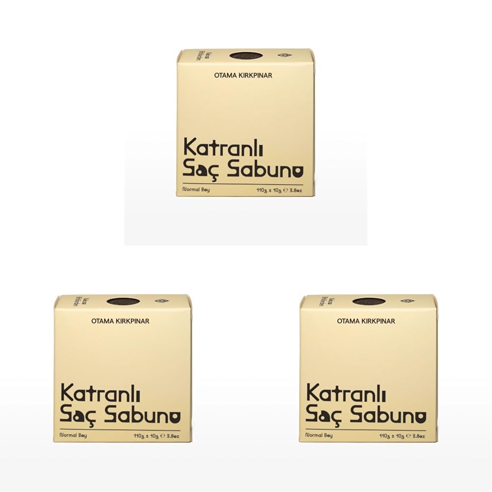 Otama Kırkpınar Doğal Bitkisel Katranlı Saç Sabunu 130 Gr (3 paketi)