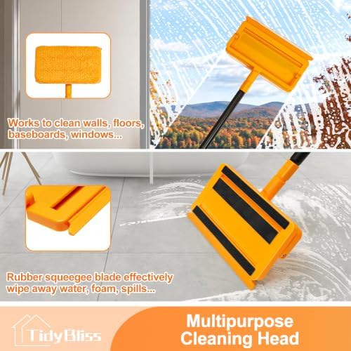 TidyBliss Upgraded 76” Ceiling Fan Blade Cleaner Duster with Extension Pole — 사진 3