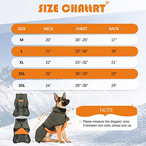 Waterproof Turtleneck Dog Snowsuit,Dog Snow Jacket For Large Medium Dogs,Adjustable Dog Coat Golden Retriever Labrador Bulldog Dog Puffer Jacket For Winter Cold Weather Buckle Release Easy On And Off #TOP4