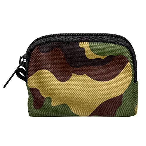 Manhattan Portage Coin Purse (Camo, Eclectic Colors, Zipper Closure, Pouch, Credit Card, Id Card, Jewelry, Keys, Water Resistant, Gift, 1000D, Everyday Carry) #TOP1