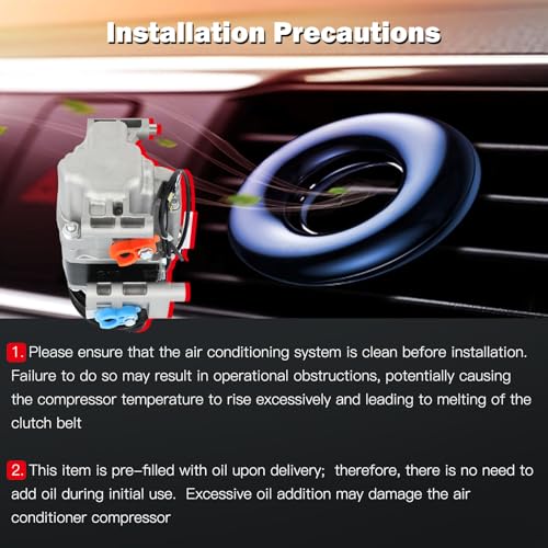 Image of Air Conditioning Compressor for Mazda 3 2.0L 2.3L for Mazda 3 Sport 2.0L