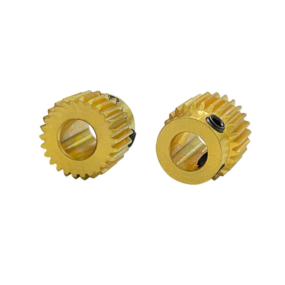 8 Pezzi Ruota Dentata Ingranaggio Trasmissione Ottone Per Estrusore MK7/MK8 – 40 Denti – 3D Printer - Foto 1