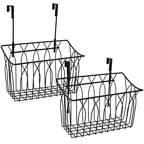 TOPZEA 2 Pack Metal Hanging Baskets