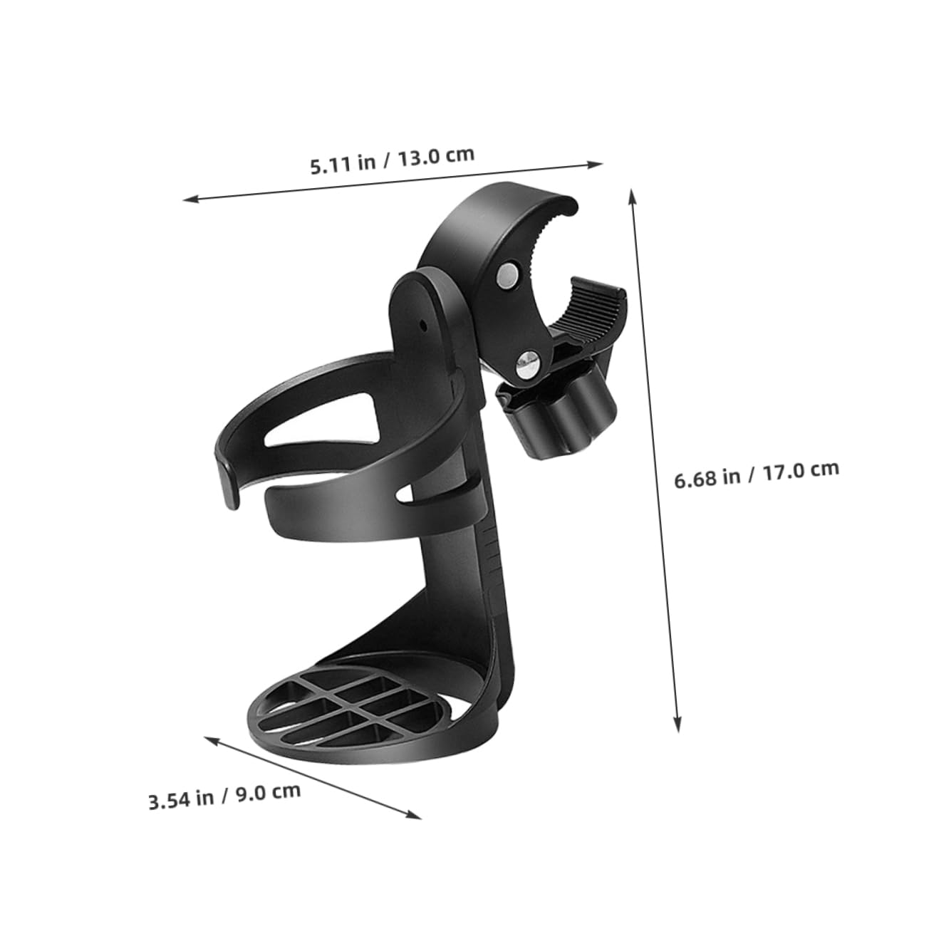 Mipcase Wheelchair Accessories 2 Pack Cup Holder for Walker Wheelchair Stroller Senior Baby Bottle Outdoor Hospital Nursing Home Use Easy Install