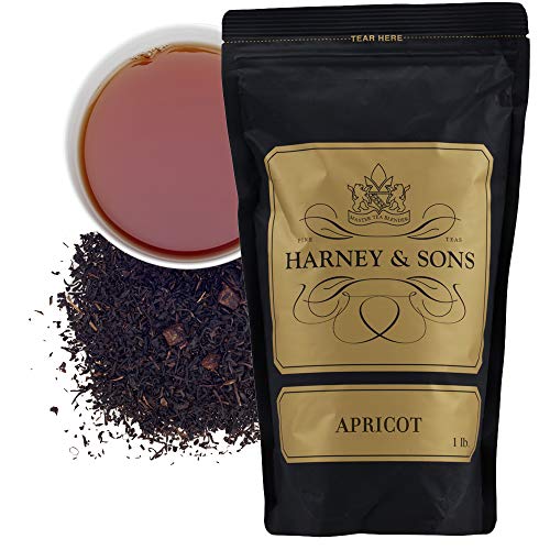 Harney & Sons 32-0536 Apricot Tea | 16 Oz Loose Leaf Black Tea cover