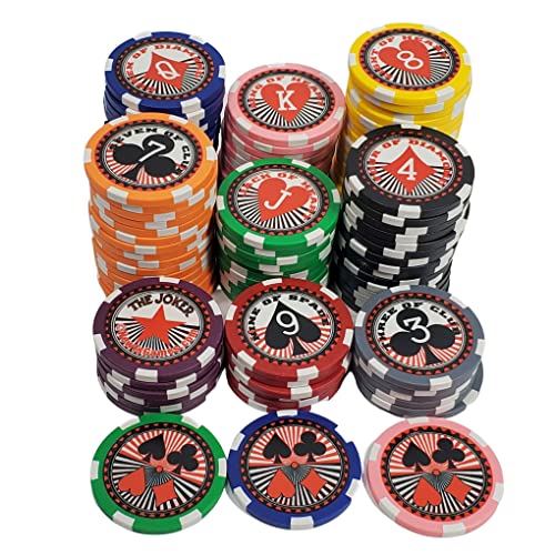 Set de Naipes Poker con Fichas Estilo Casino