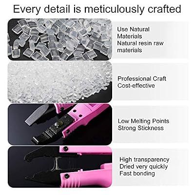 100g Keratin Glue for Hair Extensions, Hair Extension Glue, Hair Extension Beads, Keratin Glue Beads Transparent Hair Extension Keratin Granule Hot Fusion Extension Glue Bead Accessory