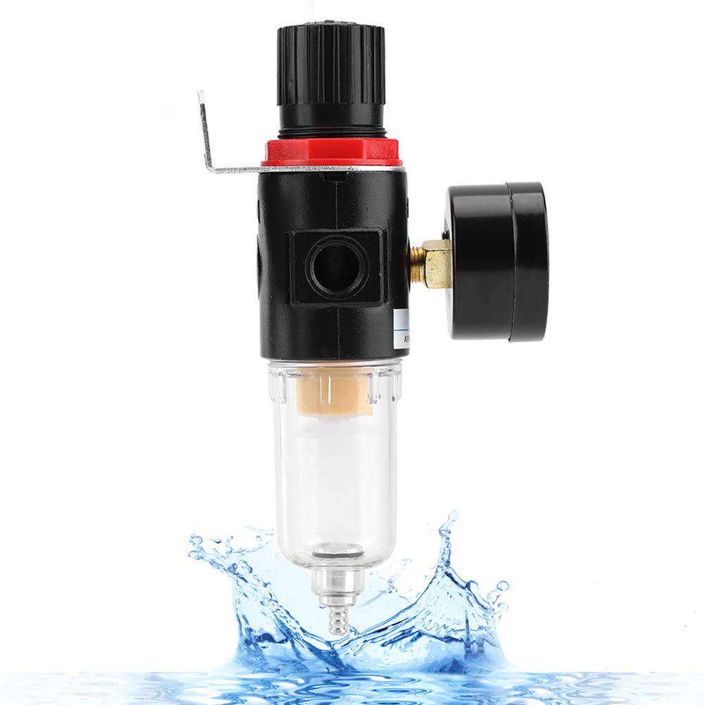 Regulator Ciśnienia Sprężonego Powietrza 1/4 "Regulator Filtra Sprężarki Powietrza Narzędzie Do Czyszczenia Separatora Pułapki Wilgoci Pod Ciśnieniem Wody