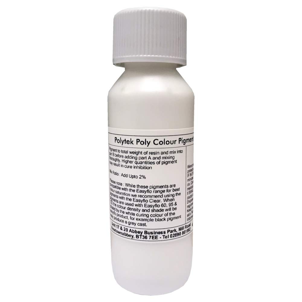 Polycraft Poly Colour Polyurethane Dye/Pigment - White - 100g (Compatible with Polyurethane Resins, Rubbers and Foams)