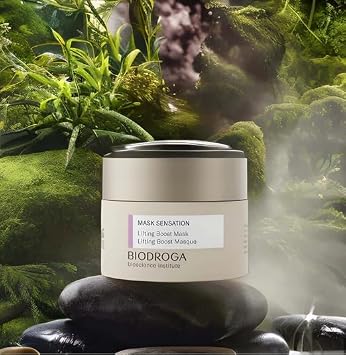BIODROGA MASK SENSATION Lifting Boost Mask (1.7oz) - Anti Aging, Firming, Energizing, Plumping, Tightening Effect - with Black Forest Complex - Made in Germany - For Normal, Mature & Sensitive Skin