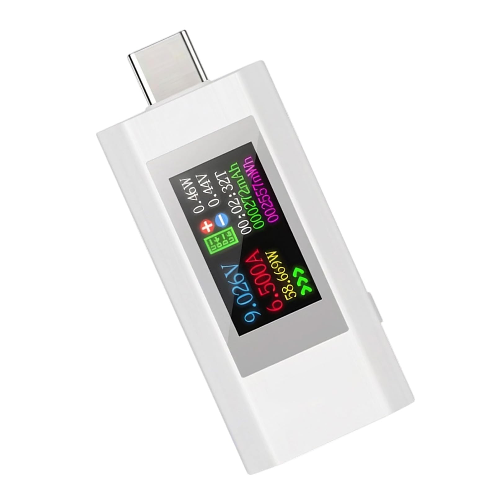 USB C Voltages and Current Detector with Data Memory 4-30V 0-5.1A Voltmeter Ammeter Power Meter for DIYer Electronics USB C Tester Voltages Current Tester