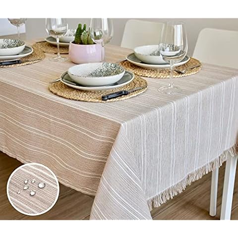Jarapa Home Mantel Antimanchas Hule Mesa Rectangular Cover
