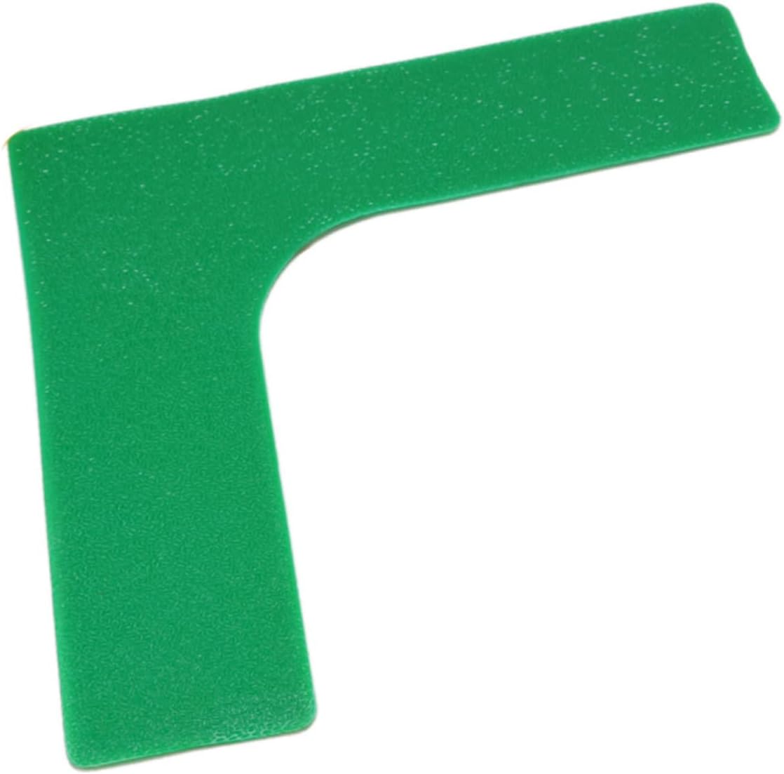 Amosfun Anti-Slip Ground Line Labels 13 Pcs Tennis Court Markers Set Round Corner Style Stickers for Indoor/Outdoor Sports Courts