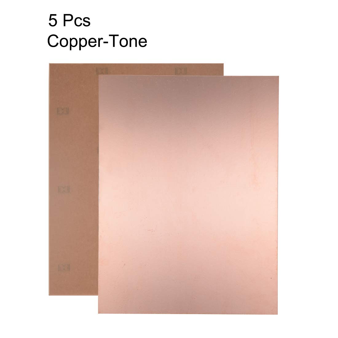 PATIKIL 200x150x1.5mm Rame Rivestito Laminato, 5pz FR4 Single-Sided PCB Circuito Scheda per Fai da Te Prototipazione, PCB Scheda