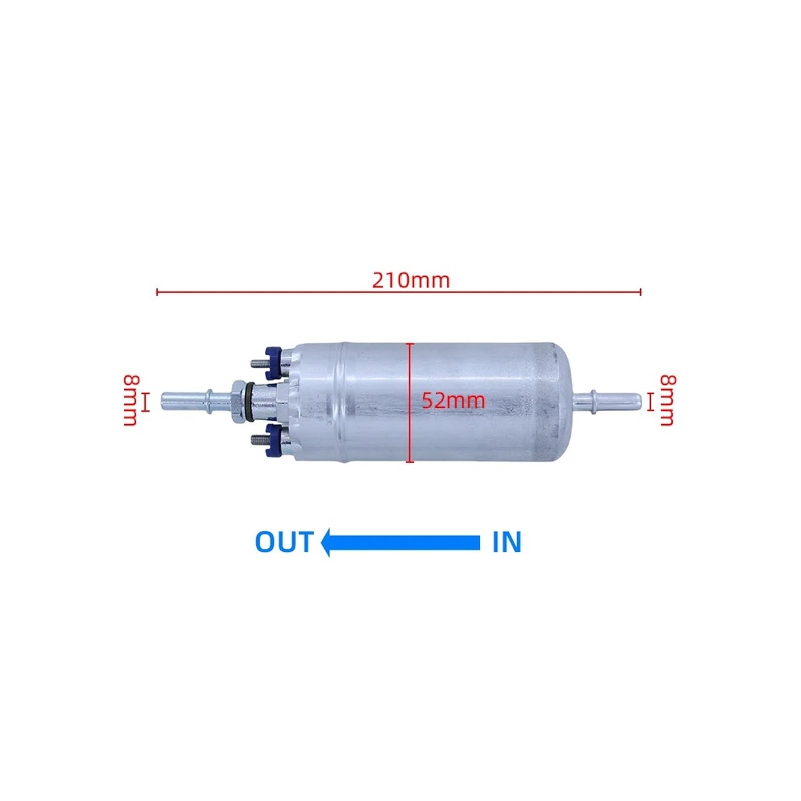 In Linea Pompa Carburante Parti Benzina Ad Alta Pressione Pompa Carburante Esterna Per Auto EFI 12V Modificata 0580464075 AL168483KR 8192400 20411647