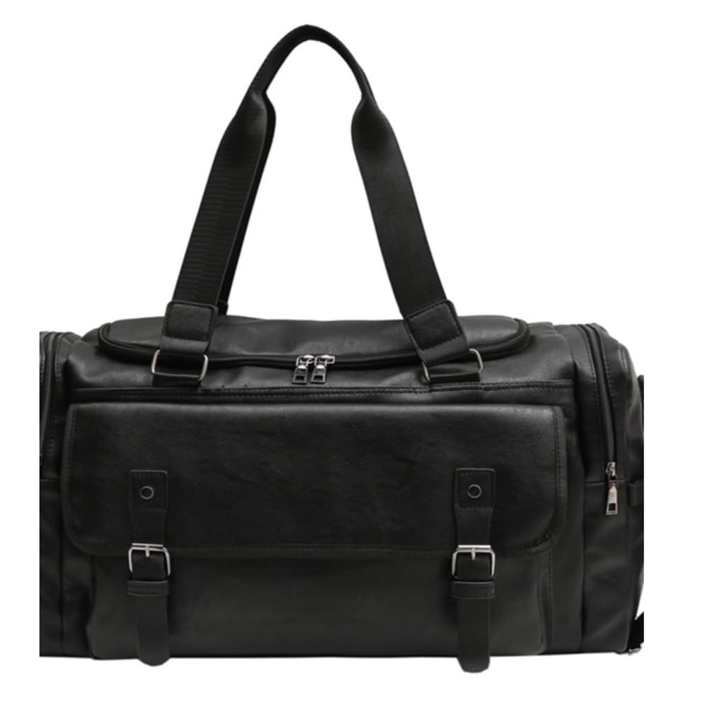 Borsone da Viaggio Borsa a tracolla da viaggio for uomo d'affari per Uomini Donne Palestra Sportiva(Schwarz)
