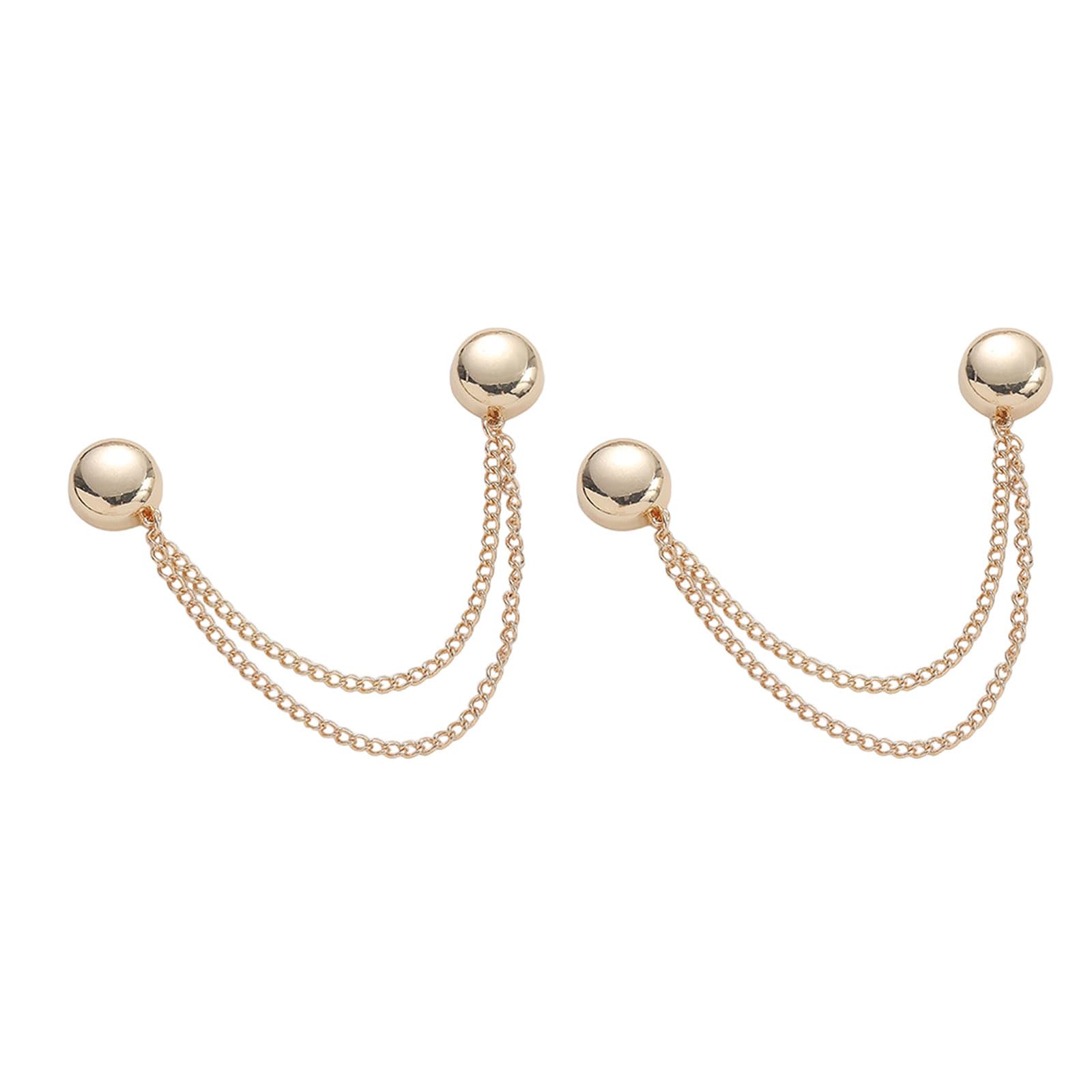KASFDBMO Gold Pants Hems Fasteners Clip Strong Magnet Clips For Pants Trousers To Make Shorter